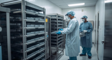 Medical decontamination and sterilization equipment in professional healthcare setting